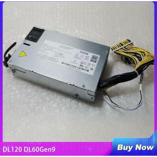 100% test for power supply for DL120 DL60Gen9 550w 748949-001 766879-001 730941-B21 Work Good