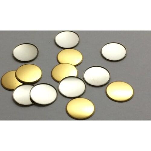 1000pcs Gold Plate 2 Sides 5.0 mm Diameter Single Circle Round Shape Metal dome Snap Dome Switch SPST Circular shape