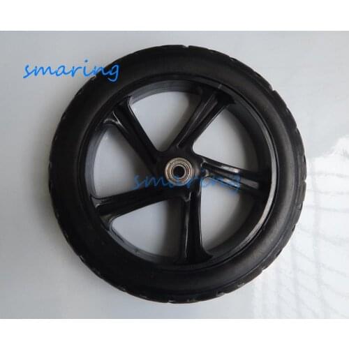 200mm Pneumatic Tire Wheel Rubber Wheel Non-Slip Big Foot Climbing Stairs Smart Car Robot