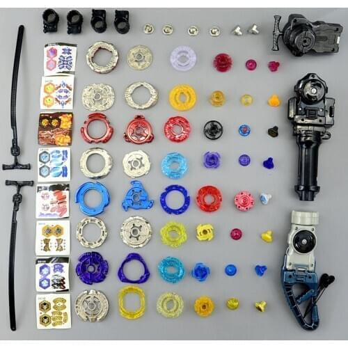 8pcs/lot Beyblades Metal Fusion 4D Fury Battle Top Masters Kit