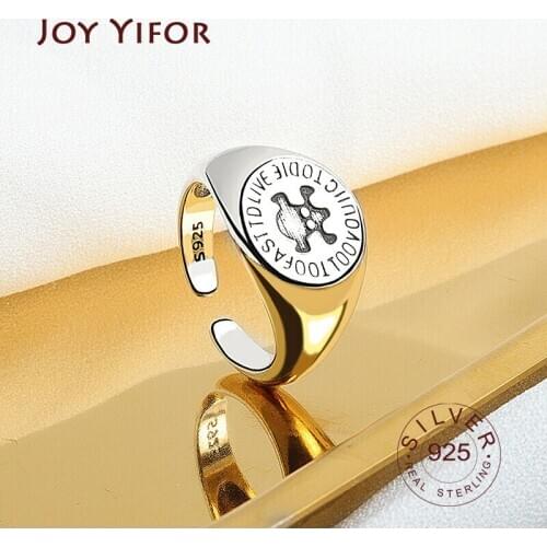 925 Sterling Silver Fashion Simple Smooth Finger Rings for Women Couple Geometric Handmade Jewelry Wedding Accessories