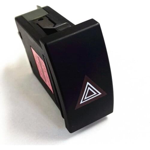 RWSYPL 1Pcs Car Warning Light Harzad Button Hazard Emergency Flasher Switch 3U0953235D 3U0 953 235 D For Passat B4 B5 3B Superb