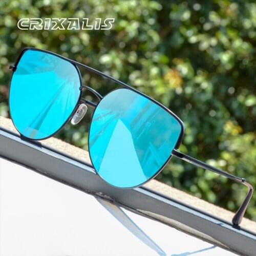 Женские солнцезащитные зеркальные очки CRIXALIS China At AliExpress