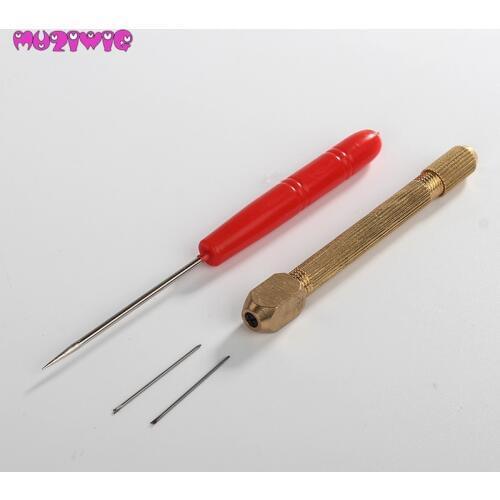 DIY Doll Wigs 0.6/0.8mm Set BJD/Blyth Doll Change Makeup Tools Breed Hair Pins Reproduce Hair Doll Tool