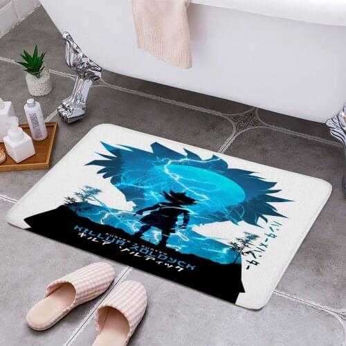 Killua Zoldyck Cheaper Anti-slip Modern Area Rugs Living Room Balcony Bathroom Printed Carpet Doormat Hallway Bath Mat