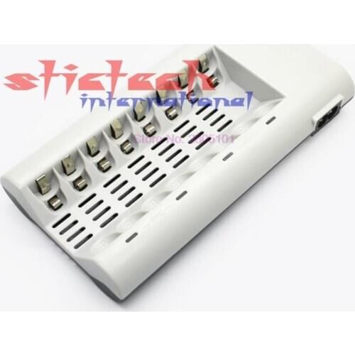 By dhl or ems 50 sets Original Smart Charger 8 Slots Charger for AA / AAA NiCd NiMh Batteries Intelligent Battery Charger