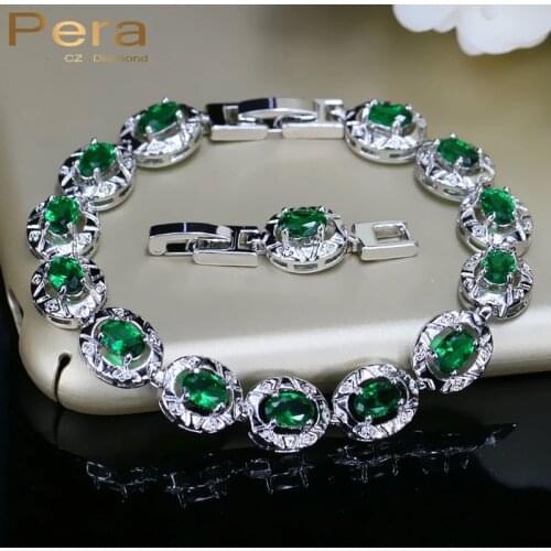 Браслеты из камней Pera CZ China At AliExpress