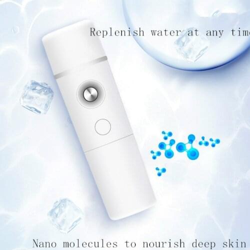 Handheld Air Humidifier Nano Ultrasonic Spray Steamer Portable Sprayer Hydrating Car Aroma Essential Oil Diffuser Home SPA Mist