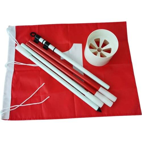 Premium Golf Flag Stick Putting Green Cup Practice Mark Flags Accessories