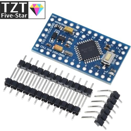 Pro Mini 168 Mini 5V/16M ATMEGA168 ATMEGA168P-AU 5V/16MHz For Arduino