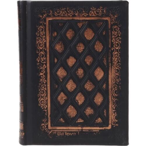 Retro Vintage Journal Diary Notebook Leather Blank Hard Cover Sketchbook Paper Stationery Travel Gift