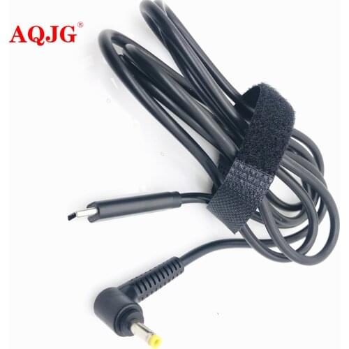 USB Type C male to 4.0x1.7mm Dc Power Adapter Cable Converter Laptop Charger for Lenovo IdeaPad 310 110 100 100-14IBY AQJG