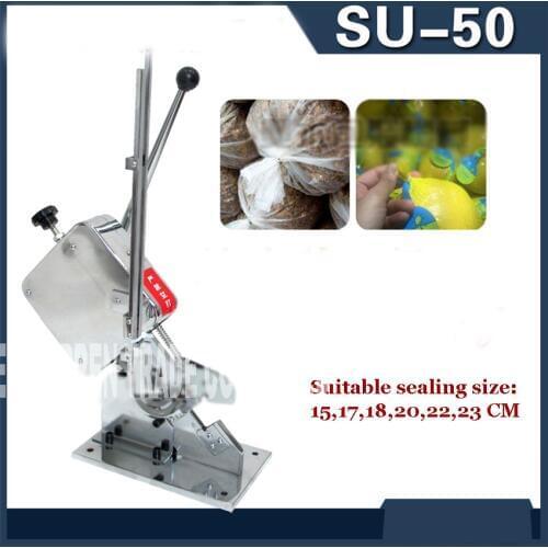 Su-50 U-shape Manual Sausage Cutter Clipping Machine Cafe Supermarket Tightening Machine No loss of air and water