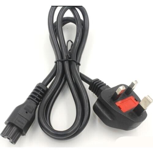 UK Singapore Malaysia Power Extension Cable Cord British Lead Cable Cord UK Plug To IEC320 C5 For Laptop Charger LCD TV 1.5M 5ft