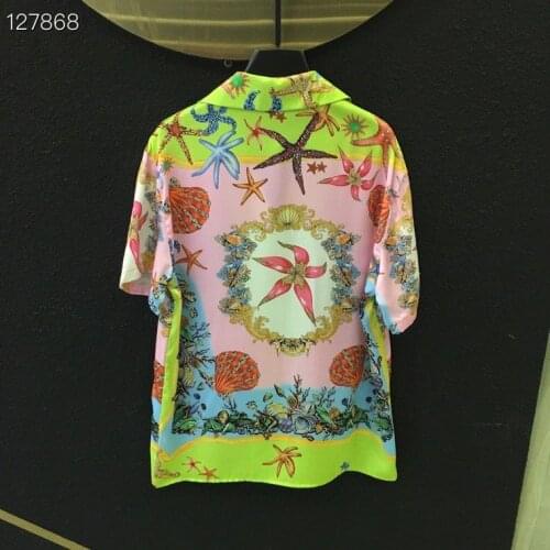 W1698 Fashion womens Blouses & Shirts 2021 Runway Luxury famous Brand European Design party style womens Clothing