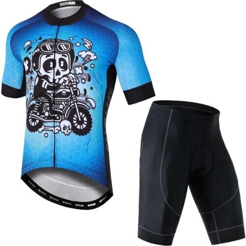 YOCENE High Quality Men Soft Bike Jersey Sports Set Sustom Summer Bicycle Shorts Wear