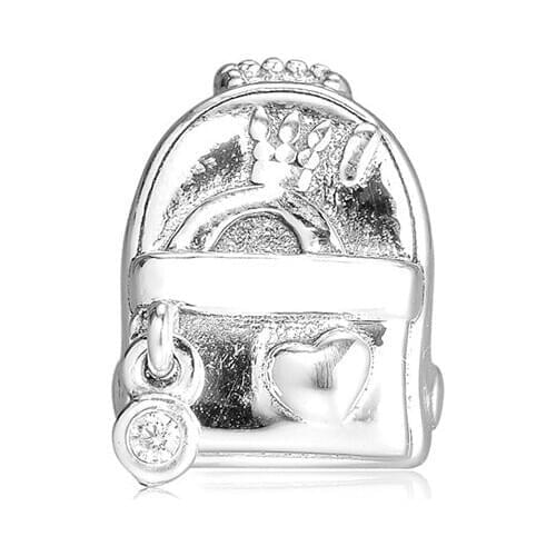 2019 Adventure Bag Silver Beads for Charms Bracelets DIY Spring Silver 925 Jewelry Vintage Travel Charm Beads for Jewelry Making