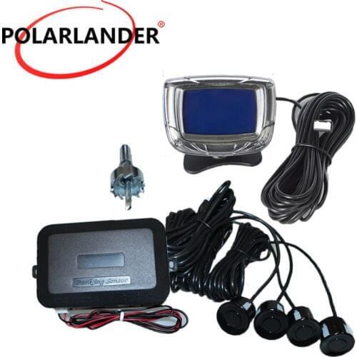 Car Radar Monitor System Buzzing Display Car 4 Sensors Liquid Crystal Display 12V Reverse Backup 8 Colors