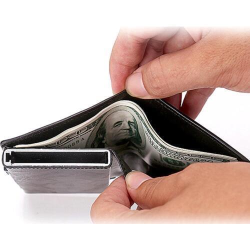 BISI GORO New Business Card Package RFID Protector Slim Credit Card Holder Wallet Aluminium Men Women Metal Wallet for Cards