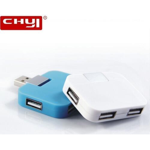 CHYI Mini Portable 4 in 1 USB Hub 4 Port USB OTG Adapter USB Splitter Adapter For PC Computer Laptop Notebook Accessories