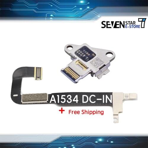 DC-IN DC USB-C Power DC Jack Board Connector With Flexible Flat Cable 821-00077-A For Macbook Retina 12" A1534 2015 year
