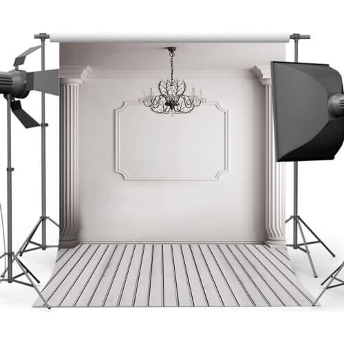 Mehofoto White Wall Floor Newborn Background for Photography Children Birthday Party Background Photo Studio CM-4052