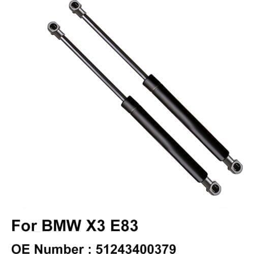 Tailgate Trunk Lift Cylinder Gas Pressurized Spring 51243400379 for BMW X3 E83 2003 2004 2005 2006 2007 2008 2009 2010