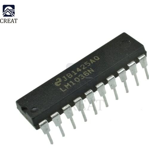 1 Piece IC Chips LM1036 LM1036N TONE/VOL/BAL DUAL DC 20-DIP Original Integrated Circuits