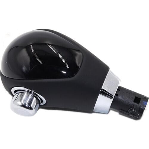 Car Auto Transmission Leather Gear Shift Lever Knob handle black High Glossy AT for kia Cerato Forte Koup Morning
