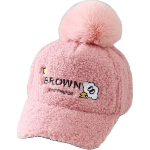 LDSLYJR Winter 2021 fashion letter embroidery Casquette Baseball Cap Adjustable Snapback Hats for Children boy and girl 03