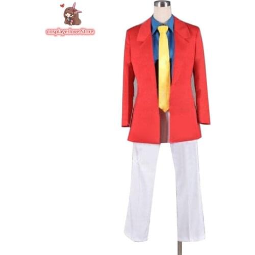 Lupin III Rupan Sansei Goemon Zenigata Kouichi Cosplay Carnaval Costume Halloween Christmas Costume