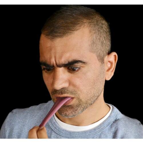 New Prank Toys Cosplay Accessories Realistic Fake Tongue Joke Prank Magic Tricks Halloween Horrific Prop