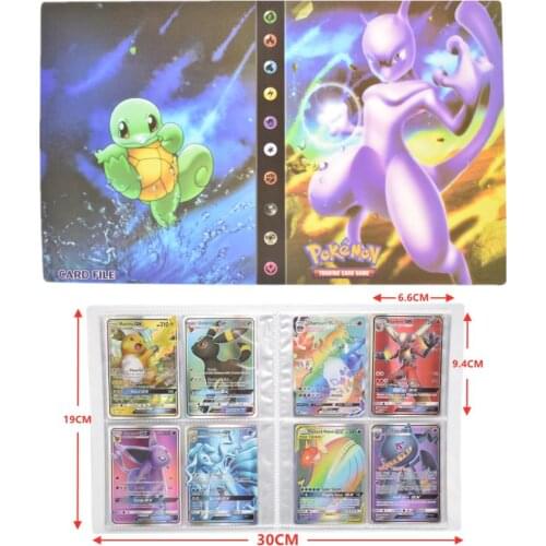 New Anime Game Pokemon 27 Style Pokemon Card Game Battle Collection Album Card Book Pikachu Charizard GX EX Vmax Toy Gift
