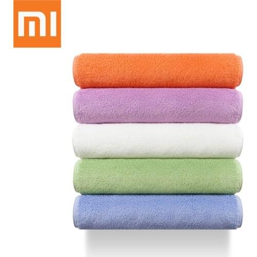 Original Xiaomi ZSH Polyegiene Antibacterical Towel Young Series 100% Cotton 5 Colors Highly Absorbent Bath Face Hand Towel
