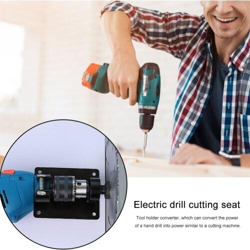 Polishing Grinding Bracket Seat Stand Electric Drill Cutting Seat Stand Bracket Rod Bar Wrench for Polishing/Grinding