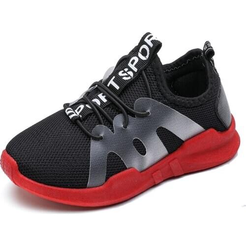 SKOEX Kids Running Shoes for Boys Girls Fashion Sneakers Mesh Breathable Boys Sport Shoes 2020 New Childrens Casual Tennis Shoes