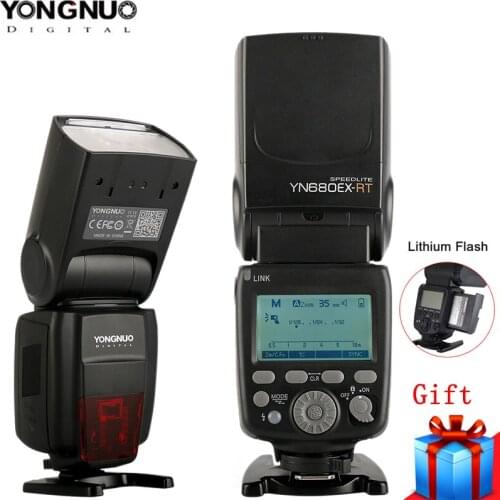 YN680EX-RT Wireless Master Control High-speed 2.4G 1/8000s TTL Flash Speedlite with 2000mAh Lithium battery for Canon Camera