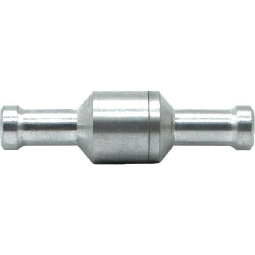 1x Petrol Oil Fuel Non Return One Way Check Valve Aluminium Alloy for Car Vacuum Hose Oil Water Pumps for Car Accessories 5/8mm
