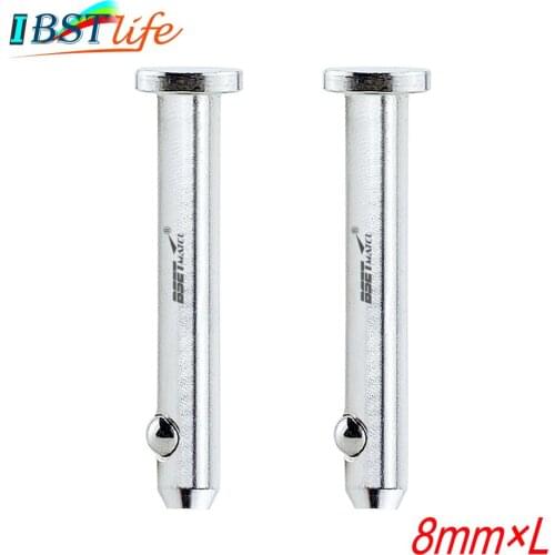 2X 8mm 316 Stainless Steel Dowel Pin Flat Head Cylindrical Pin Positioning Pins Quick Release Ball Pin Retainer Farm Lawn Garden