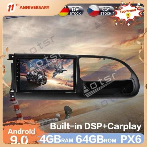 Aotsr 9 inch Android 9.0 Car Radio GPS Navigation DSP For Ford Transit 2010 - 2016 Car Auto Stereo Video Multimedia DVD Player