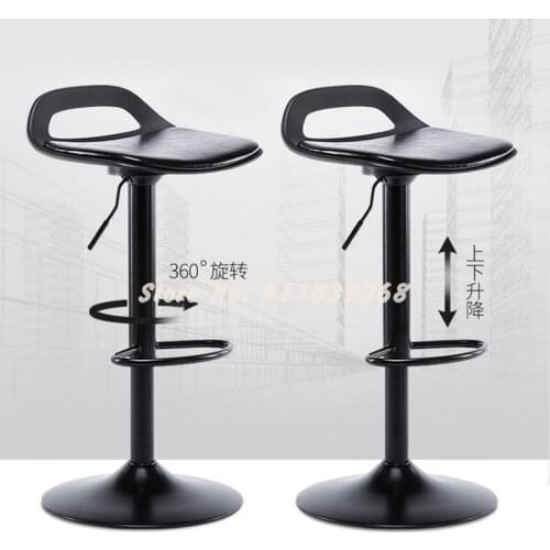 Bar Chair Modern Simple High Stool Rotary Lift Bar Chair Household Bar Stool Creative Front Desk Bar Chair