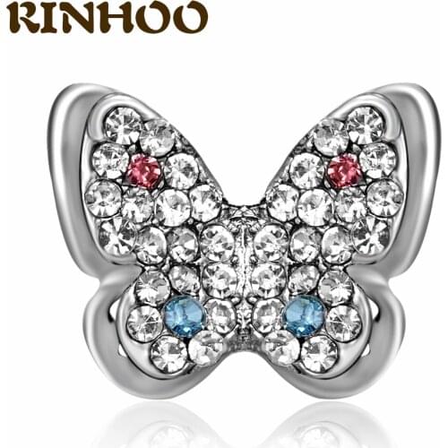 Cute Sweet Butterfly Brooch For Women Pin Silver color Insect Brooches Gift For Girls Friend Party Jewelry