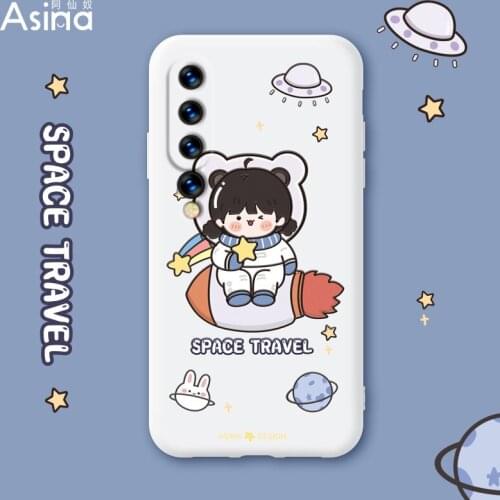 ASINA Cartoon Case For Xiaomi Redmi Note 8 9 10 Case Official Original Liquid Silicone Case For Xiaomi Mi10 11 Case Upgrade Coqu