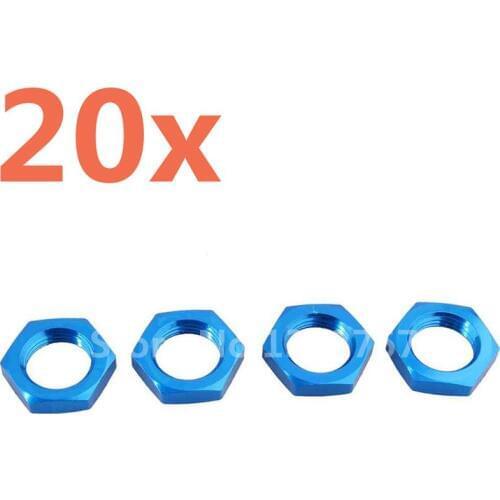 20Pieces RC Car Upgrade Part Aluminum Alloy Wheel Hex.Mount(Al.) Thickness Traxxas TRA 7756 For 1/5th Scale X-MAXX Monster Truck