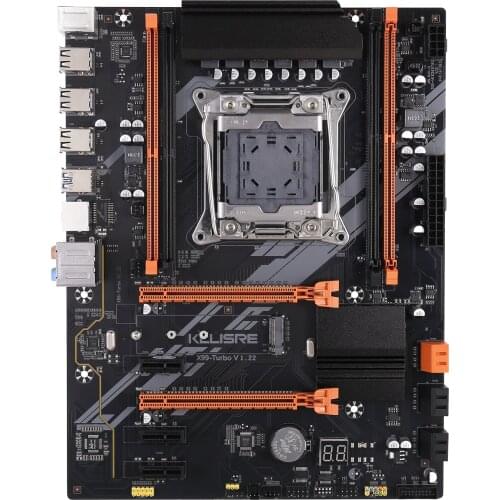 Kllisre X99 Desktop motherboard LGA 2011-3 with M.2 NVME slot wifi Support four channels DDR4 ECC SATA3.0 USB3.0