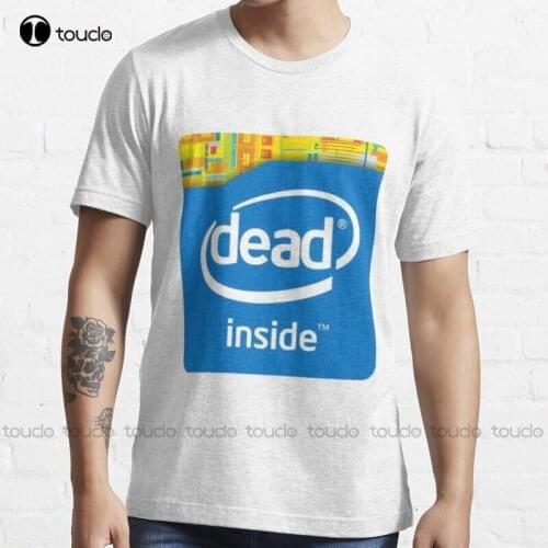 New Dead Inside Meme T-Shirt Women T Shirts Unisex Tee Shirt