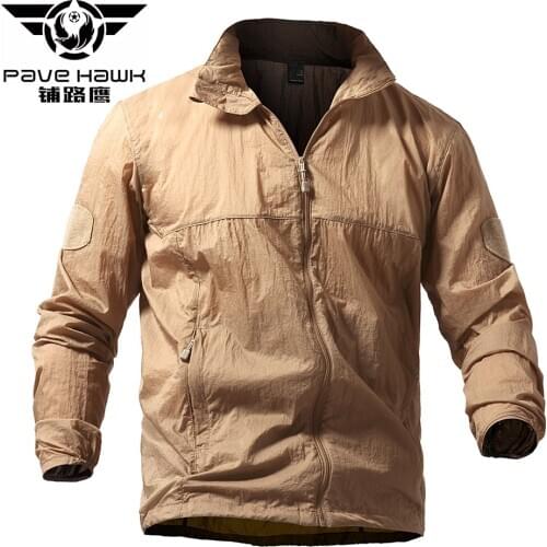 PAVEHAWK Mens Fashion Outerwear Windbreaker Mens Thin Jackets Hooded Raincoat Casual Sporting Coat Military Clothing 5XL