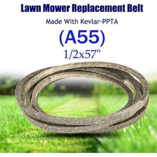 Make with Kevlar Mower V-belt 1/2"x57" A55 For CUB-CADET MTD MKFLGBB2-A55R14 54-04043 954-04043