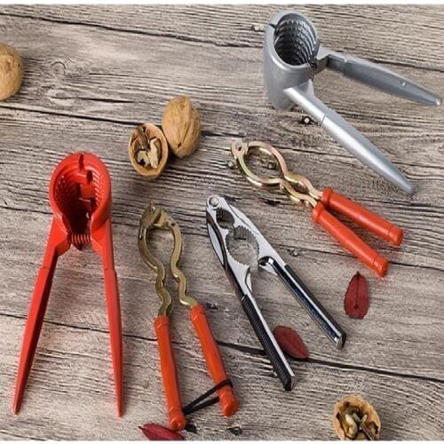 Fashion Alloy Multi-function Peel Hazelnut Pliers Pecan Pliers Walnut Nuts Opener Clip Pine Peeling Pliers Sheller