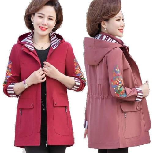 Женские тренчи с капюшоном TQGQG China At AliExpress